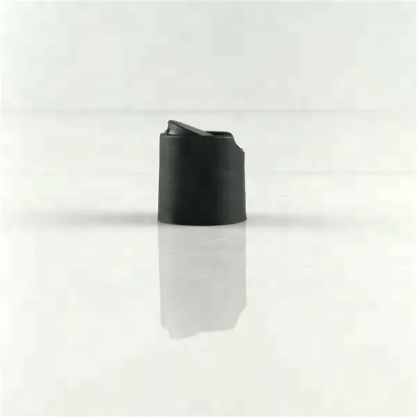 24/410 Matt Plastic Disc Top Cap/schwarzer Farb press deckel für Lotion-oder Shampoo flaschen