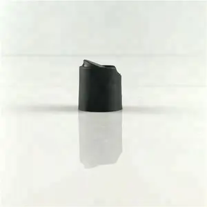 24/410 Matt Plastic Disc Top Cap/Zwart Kleur Druk Deksel Voor Lotion Of Shampoo Flessen