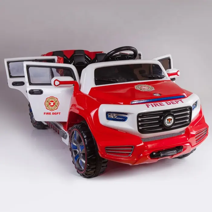 Popular model cheap car toys children self to drive 4 seats and openable doors