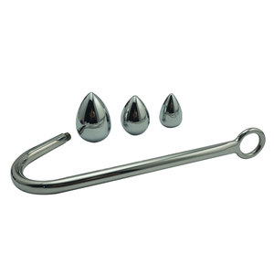 ของเล่นทางเพศแบบตะขอโลหะสแตนเลสดีไซน์ใหม่ 3 หัว - Product Image 2