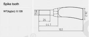 La Livraison rapide De Haute Qualité Moissonneuse-Batteuse de <span class=keywords><strong>Spike</strong></span> Pour Le Battage - Product Image 2