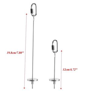 Pet kuş papağan küçük hayvan paslanmaz çelik şiş, tohum tedavi meyve kabı kafes - Product Image 5