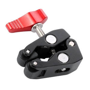 Pince à crabe Super Clamp avec trou de vis de 1/4\" et 3/8\" pour appareil photo reflex numérique, écran LCD, éclairage de <span class=keywords><strong>studio</strong></span>, bras magique, <span class=keywords><strong>studio</strong></span> photo - Product Image 2