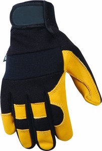 reforzado con los dedos de grano de cuero de piel de cerdo al aire libre guantes de trabajo - Product Image 5
