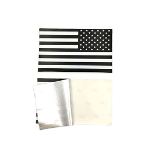 Waterproof Reflected Car American <strong>Flag</strong> <strong>Sticker</strong> <strong>Sticker</strong> Custom Strong Adhesive Reflective Car Bumper <strong>Sticker</strong> - Product Image 1