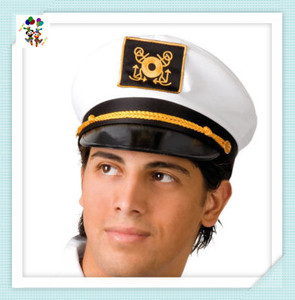 Cappelli da Marinaio per Adulti per Feste in Maschera HPC-2605 Colore Bianco Costume per Halloween Natale Capodanno Festività - Product Image 2