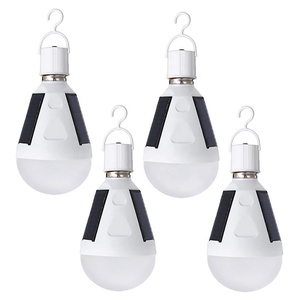Ampoules <span class=keywords><strong>LED</strong></span> d'urgence extérieures super lumineuses 7W <span class=keywords><strong>12W</strong></span> E27 IP65 étanches, lampe <span class=keywords><strong>solaire</strong></span> portable à <span class=keywords><strong>LED</strong></span> - Product Image 1