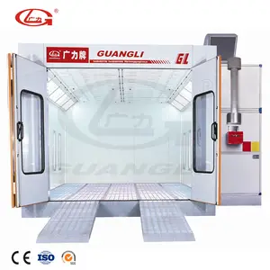 Professional manufacturer mobile paint spray booth with thickness wall panels