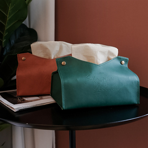 Boîte à <span class=keywords><strong>mouchoirs</strong></span> nordique en cuir Pu de haute qualité - Product Image 6