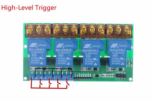 चैनल डीसी 12 V 30A रिले मॉड्यूल नियंत्रण बोर्ड Optocoupler अलगाव उच्च/कम ट्रिगर - Product Image 4