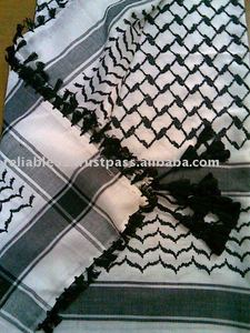 Bufanda árabe palestina original estilo de verano longitud cuadrada para musulmanes - Product Image 3