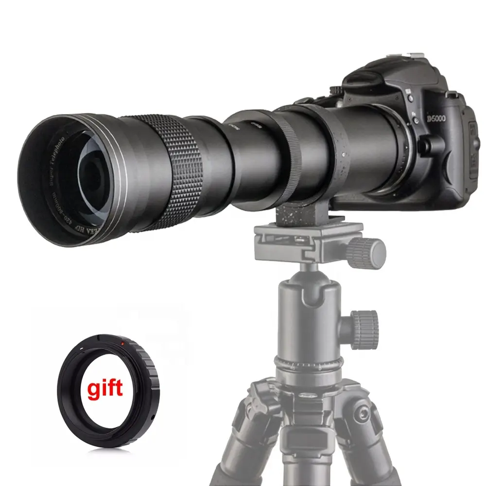 420-800mmF8-32 teleobiettivo dell'obiettivo di macchina fotografica per tutta la macchina fotografica dslr