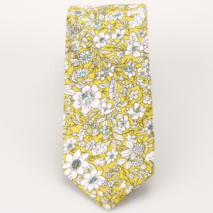 Man Fashion Breathable Polyester <strong>Green</strong> <strong>Pink</strong> Blue Screen Printing Floral Cotton Neck <strong>Ties</strong> - Product Image 2