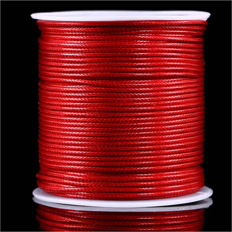 Jewelry Making Colorful Round Waxed String Cord for DIY Bracelet