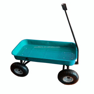 Chariot à quatre roues avec gros pied en bois, 1801T, - Product Image 1