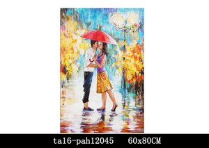 Los <span class=keywords><strong>amantes</strong></span> de la Pintura Al Óleo Sobre Lienzo Para la Decoración Del Sitio - Product Image 3