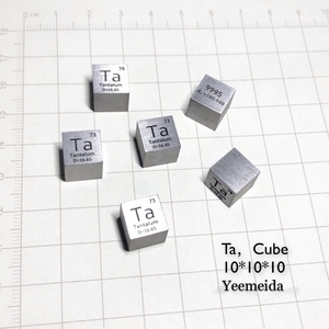 Tantaalmetaal met hoge zuiverheid 99,95% 10 mm kubus gesneden element periodiek systeem 16,6 g Yeemeida - Product Image 3