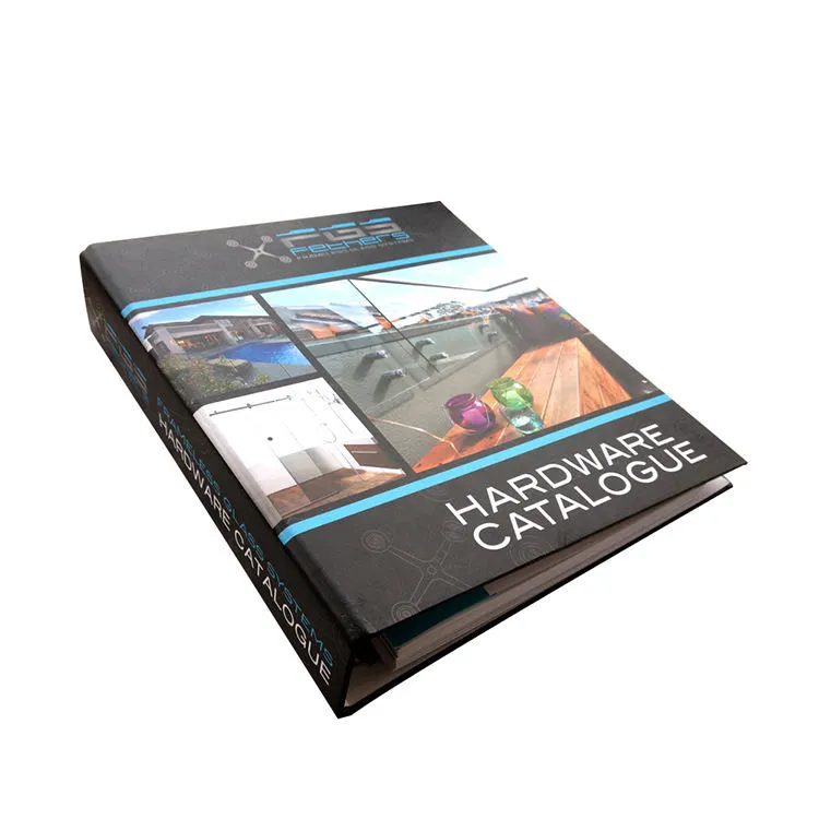 Print fashion design spiral bound product catalog or catalogue with pantone printed