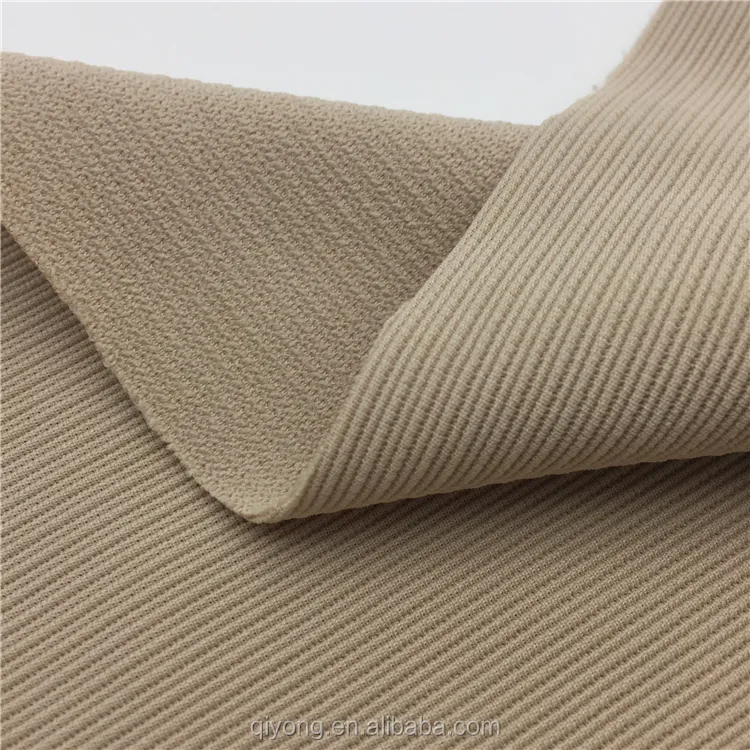 Thiệu hưng Dệt Đan Polyester Elastane Vải To Sợi Vải Nhuộm Cuộn với Sóng Dòng đối với New Vải