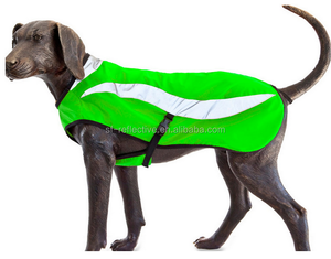 Alta Reflective Fluorescente Verde Bonito e Encantador Bordado Malha Acolchoada Pet Oi Vis Segurança Vest Serviço Dog Training Harness - Product Image 3