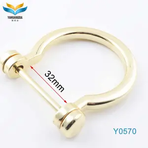 Fashion bag accessories spring ring clasps,snap hook with d ring & o ring for handbag