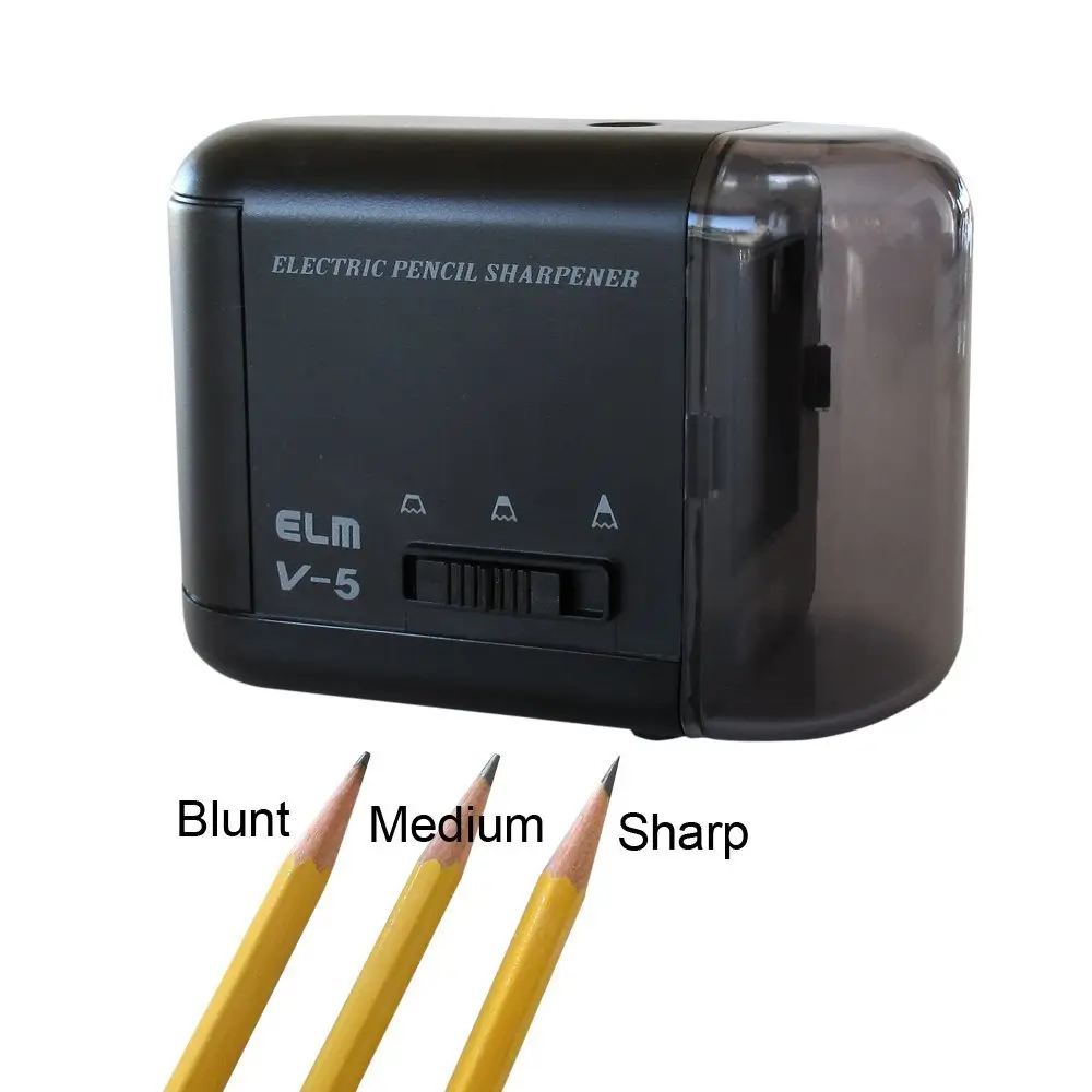 Panasonic afiador de lápis elétrico, afiador de lápis, apontador elétrico, formato de lápis