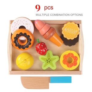 ชุดของเล่นครัวจำลอง ชุดหั่นผักผลไม้ ของเล่นครัวไม้ ของเล่นหั่นผลไม้ - Product Image 5
