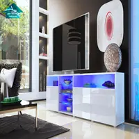Modern Design Wooden LED TV Cabinet, High Gloss, Low Price