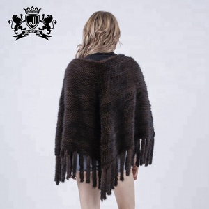 Wholesale <strong>Mink</strong> Shawl Ladies Knitted <strong>Mink</strong> Fur Poncho Real <strong>Mink</strong> Fur <strong>Cape</strong>