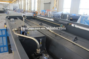 Máquina de Corte de Guillotina Hidráulica Totalmente Automática con Sistema CNC Accurl <span class=keywords><strong>Elgo</strong></span> <span class=keywords><strong>P40</strong></span> con Eje X1 X2, Motor y Bomba Nuevos y Usados - Product Image 6