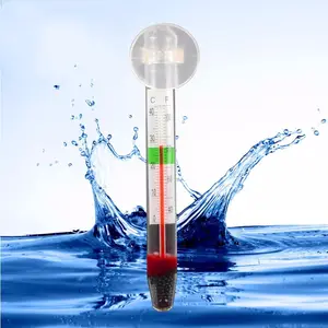 Thermomètre flottant en verre d'aquarium avec ventouse - Product Image 1