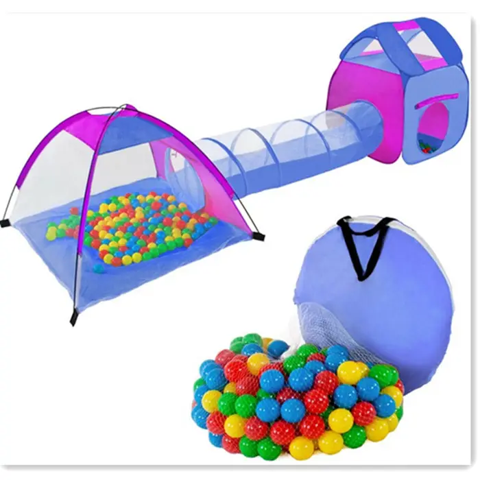 Детская Pop up Игровая палатка с туннель дом игрушка