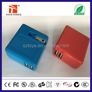 Nouveau design! Rgb vers USB adaptateur 5 V 3.1A USB Dual Port adaptateur / USB mur chargeur ac 100 - 240 V - Product Image 2