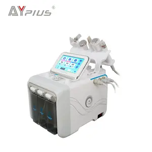 AY PLUS AYJ-X13C (CE) professionele diamant 6 handgrepen comedondrukker deep cleaning dermabrasie microdermabrasie met rf lift