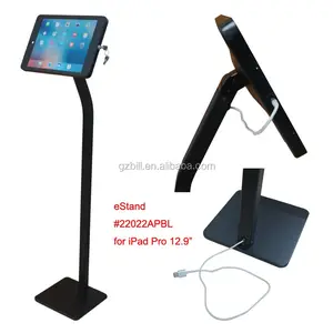 for 12.9" ipad pro floor stand with charging cable