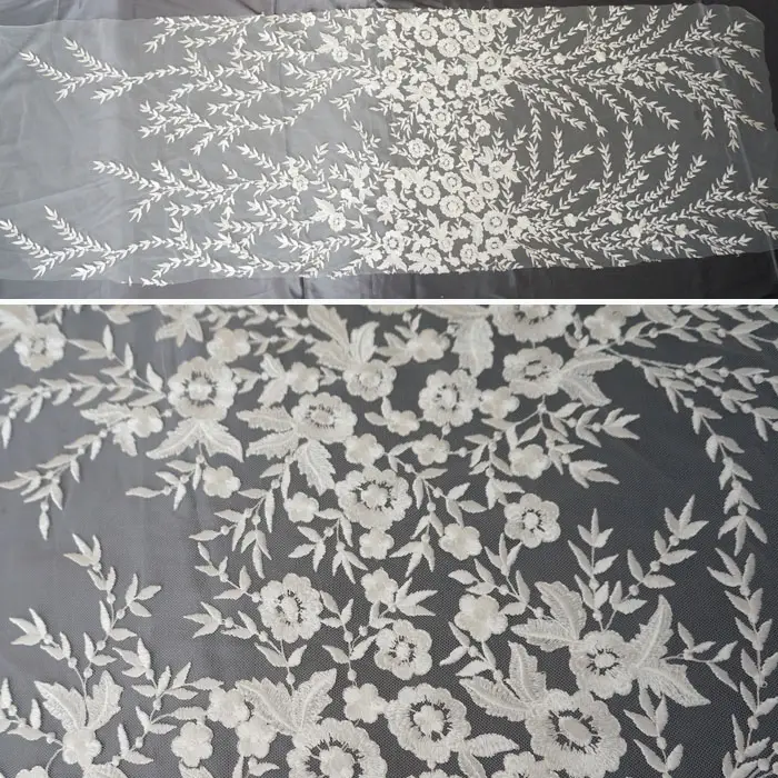 Fashion square paper doilies heavy black cord gold sequin rose material for handkerchief sequin beaded lace fabric