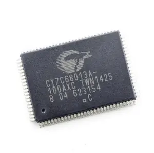 Microcontrolador usb ic chip CY7C68013A-100AXC › tqfp100 peça eletrônica