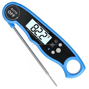 Termometer memasak daging bayi BBQ susu Stainless Steel, pemeriksaan panjang layar LCD - Product Image 4