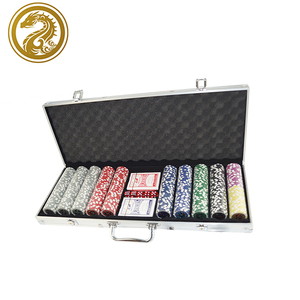Personnalisé Professionnel Pas Cher Argile boîtier <span class=keywords><strong>en</strong></span> aluminium <span class=keywords><strong>Poker</strong></span> Chip Set 500 <span class=keywords><strong>En</strong></span> <span class=keywords><strong>Ligne</strong></span> Pour Vente - Product Image 3