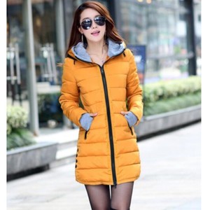 8 kleur <span class=keywords><strong>M</strong></span>-3XL Mode Winter Warm Vrouwen Jassen Capuchon Dikke Jassen Volledige Mouw Parka Uitloper Dame Kleding E1115 - Product Image 1