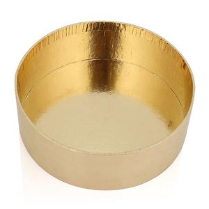 Quà Tặng Hoa Bao Bì Hộp Các Tông Tròn Với Nắp Đậy Kích Thước Lớn Màu Vàng Đồng Bằng Hat Kraft Giấy Bao Bì Ống Quà Tặng Hoa Bao Bì - Product Image 5