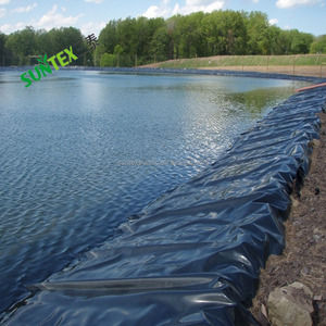 Revêtement d'étang de pisciculture <span class=keywords><strong>renforcé</strong></span> HDPE 160GSM 190GSM <span class=keywords><strong>Géotextile</strong></span> imperméable anti-infiltration pour étangs de jardin - Product Image 6
