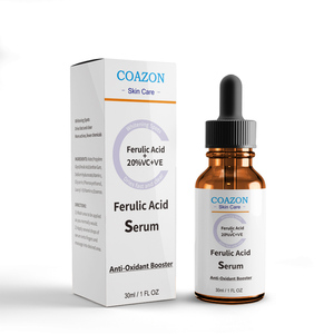 Sérum de ácido ferúlico para el rostro, vitamina <span class=keywords><strong>CE</strong></span> + 20%, para el brillo Facial, manchas oscuras, antiarrugas, 30ml, OEM/ODM - Product Image 1