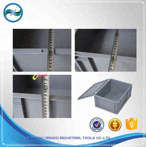 Caja de almacenamiento de caja de material sólido apilable reciclado de alta calidad HDPE móvil PP EU4328 plástico de transporte estándar - Product Image 6