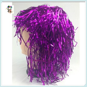 Perruques de carnaval violet courtes, <span class=keywords><strong>pas</strong></span> <span class=keywords><strong>cher</strong></span> Mardi Gras, HPC-1980 - Product Image 4