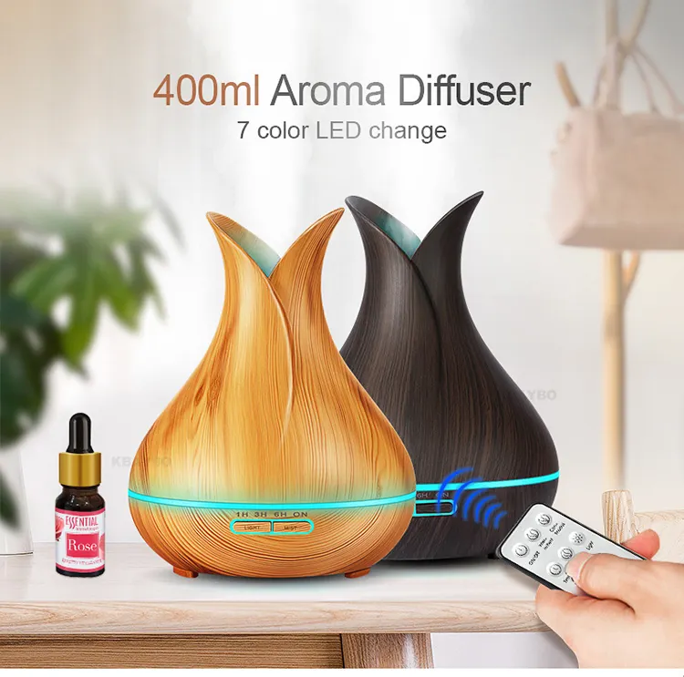 Wifi 500ML Plastic Aroma Diffuser Ultrasonic Remote Control Fragrance Diffuser Industrial Led Air Diffuser