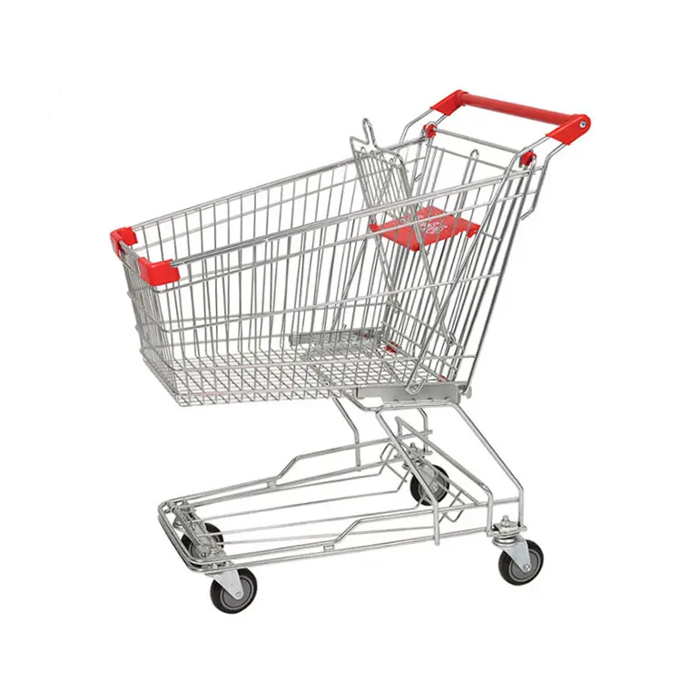 Asian style shopping cart trolley used supermarket and store