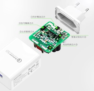 Universal 18 W USB Quick Charge 3.0 5V 3A for <strong>Iphone</strong> <strong>7</strong> 8 EU US Plug Mobile Phone Fast <strong>Charger</strong> Charging for Samsug for Huawei