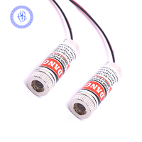Module laser à point vert focalisable DC 3-5V 650nm 5mw 12X35mm