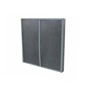 Customized size Washable reusable Mesh Coarse Metal Air filter